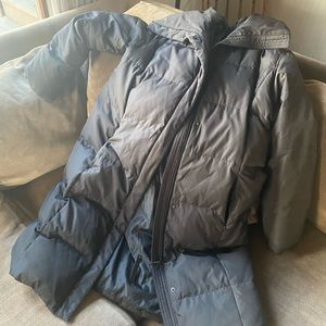 Womens XL Calvin Klein long puffer coat